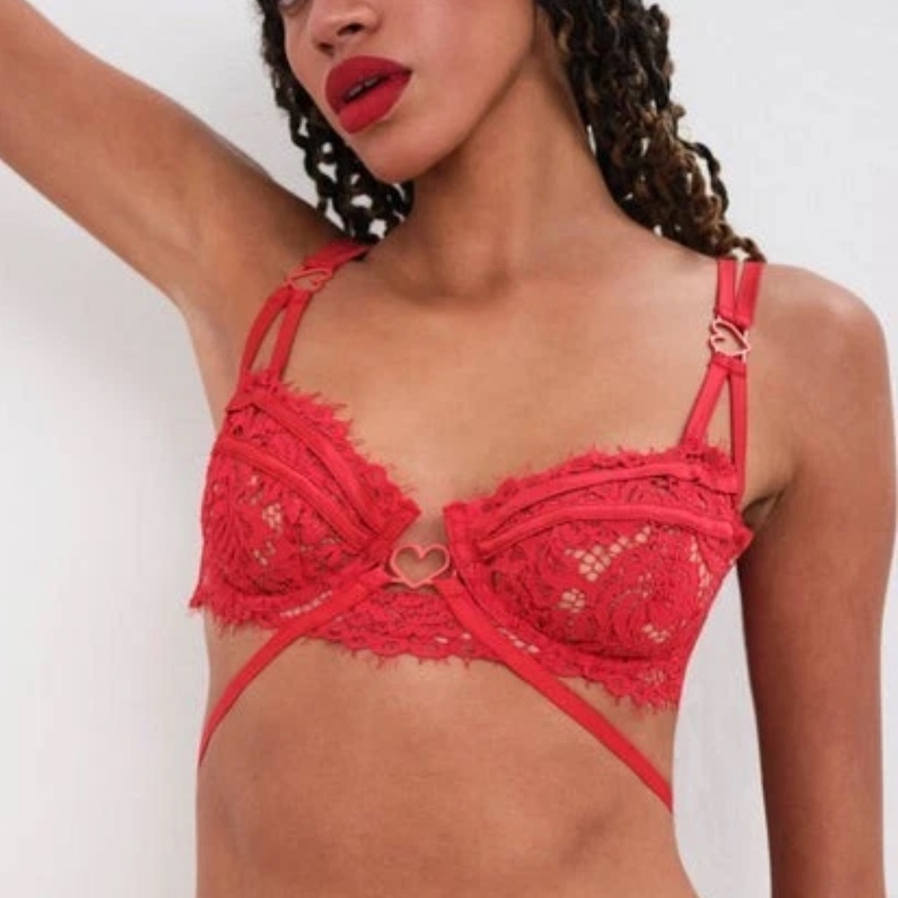 NWT For Love And Lemons Scarlet Lace bra